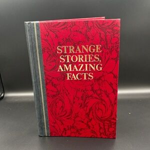 Reader’s Digest Strange Stories, Amazing Facts Red and Black Hardcover Book